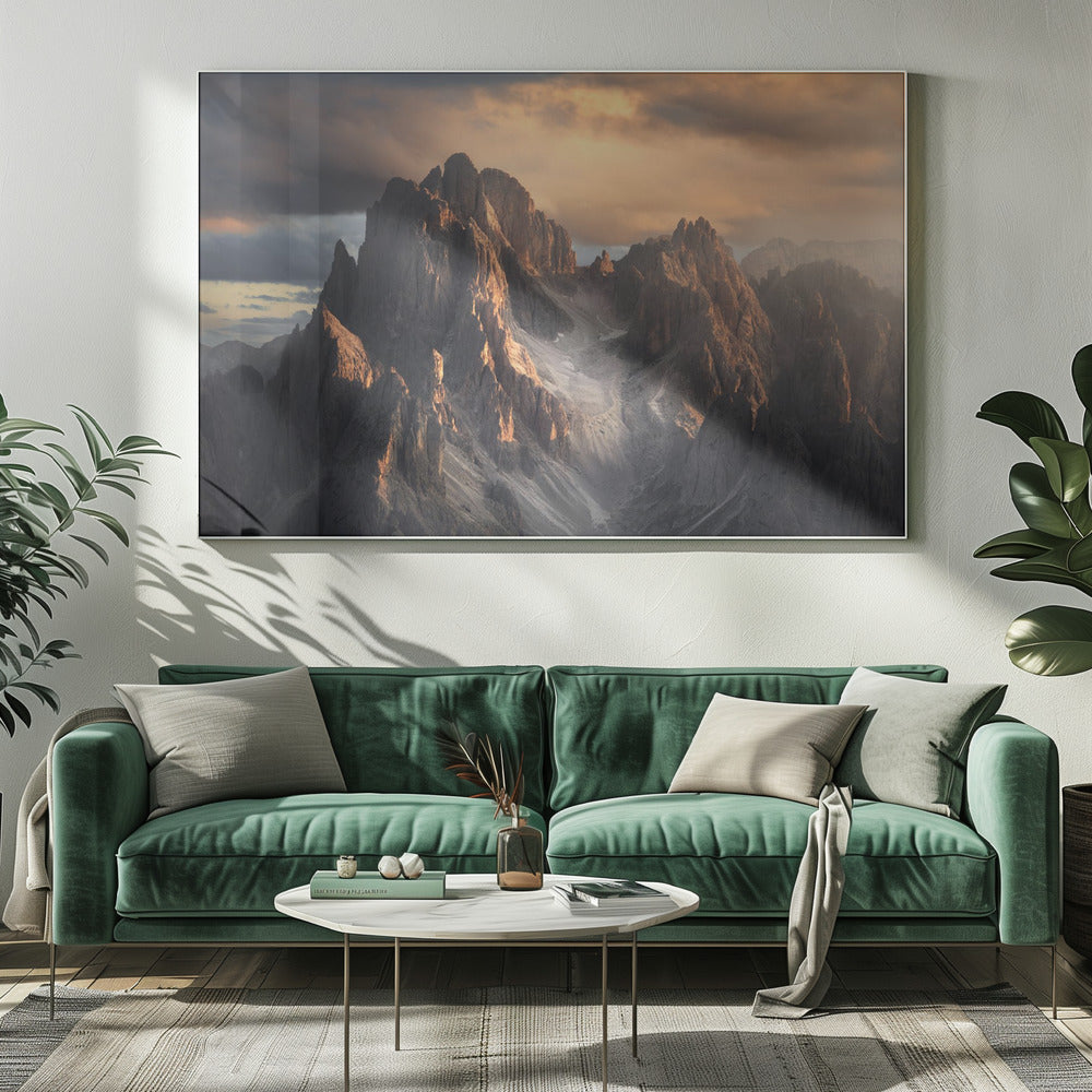 Licht op het pad | Canvas
