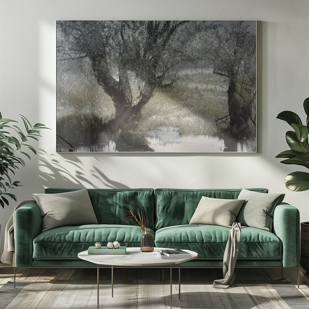 Aan de waterkant | Canvas