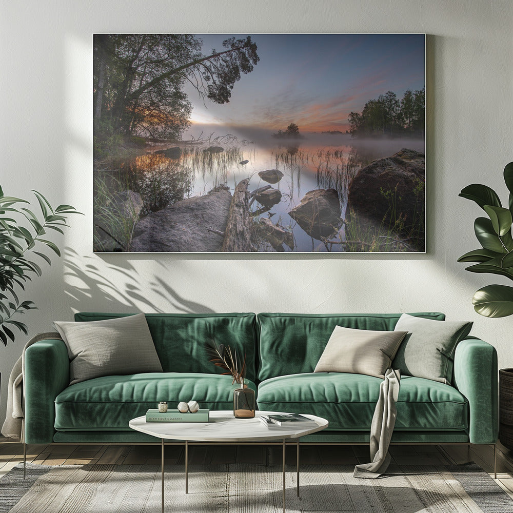 rustige ochtend | Canvas
