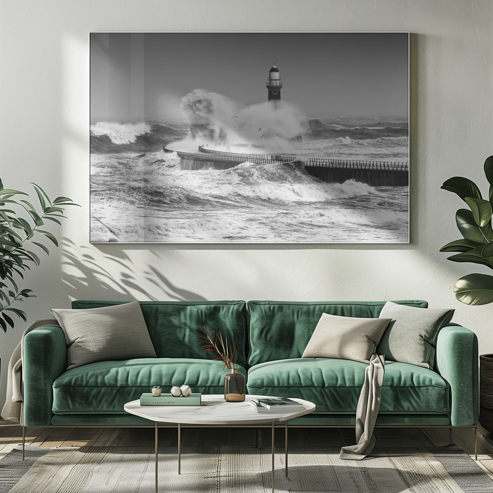 Kracht van de zee | Canvas