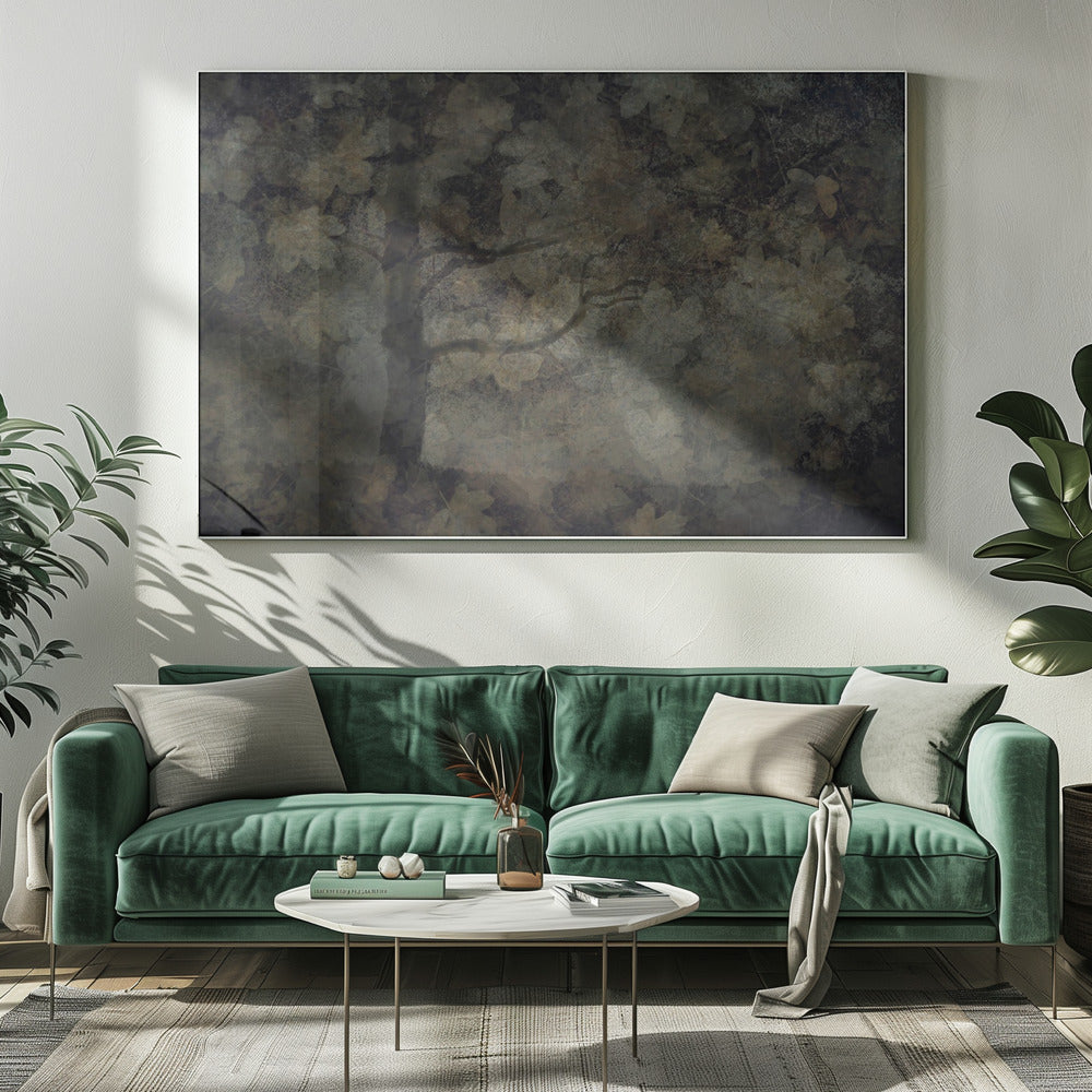 Donker bos | Canvas