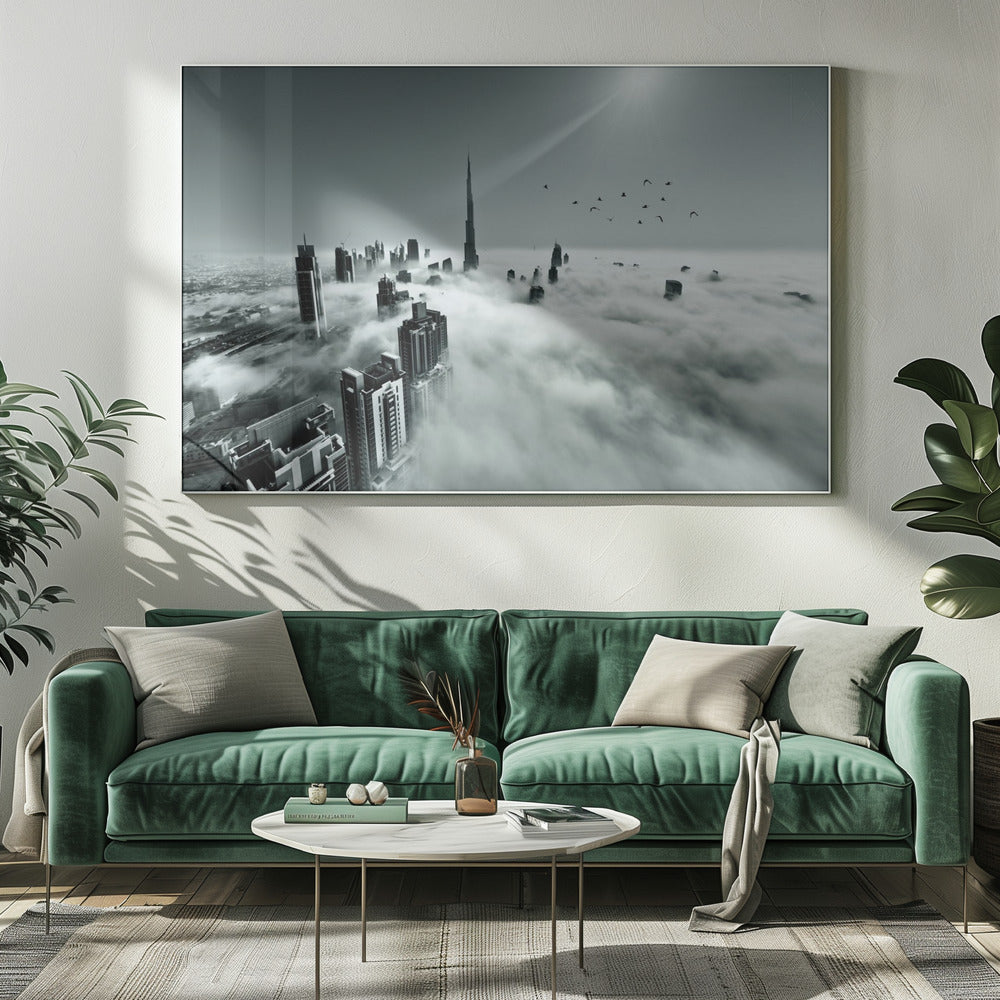 Omhoog, omhoog en boven | Canvas