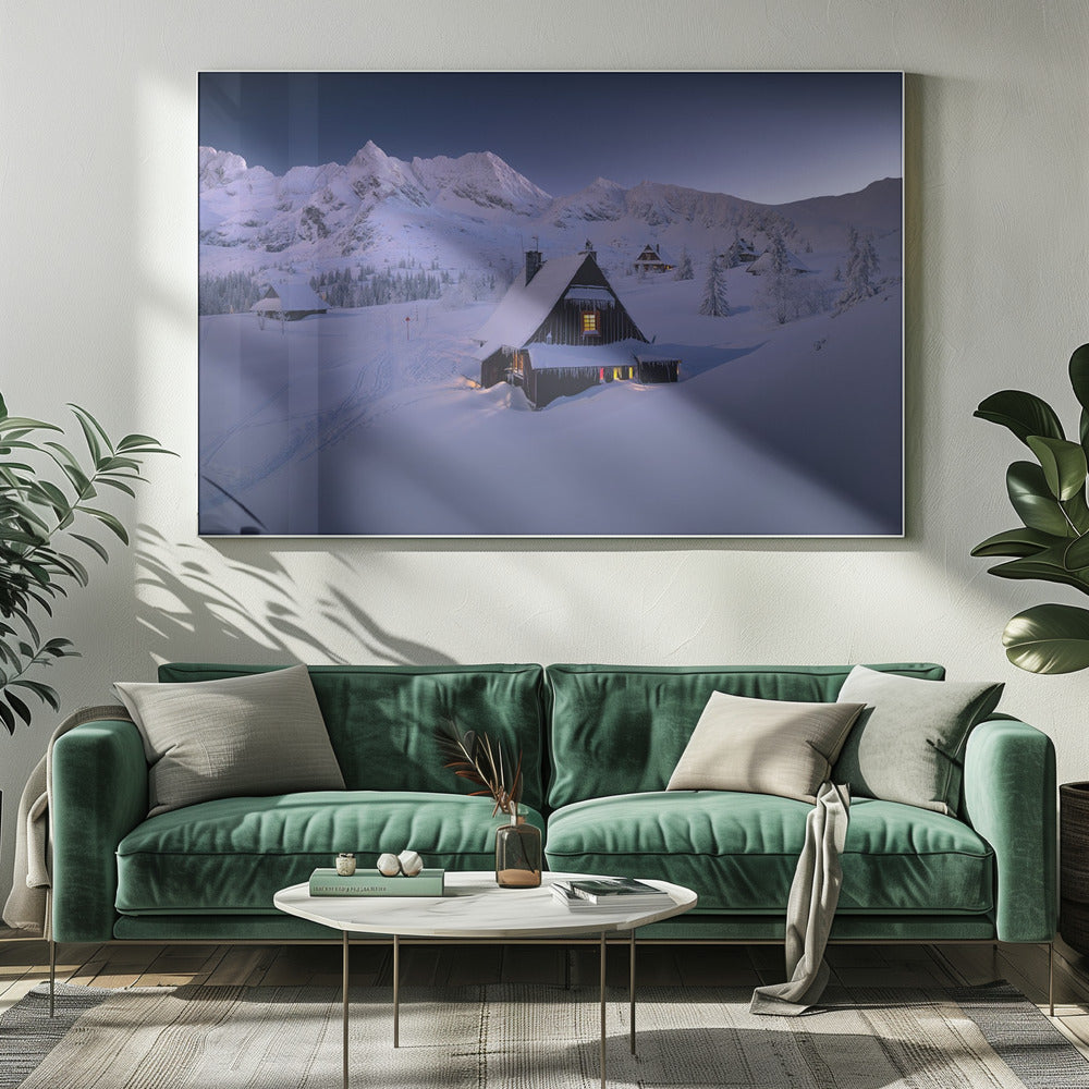 Winter Hut | Canvas