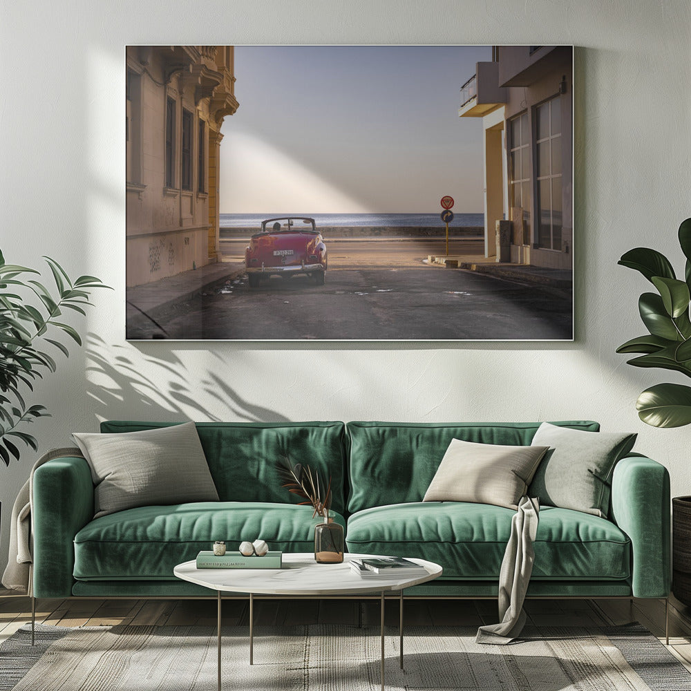 De zonsondergang bekijken - Havana | Canvas