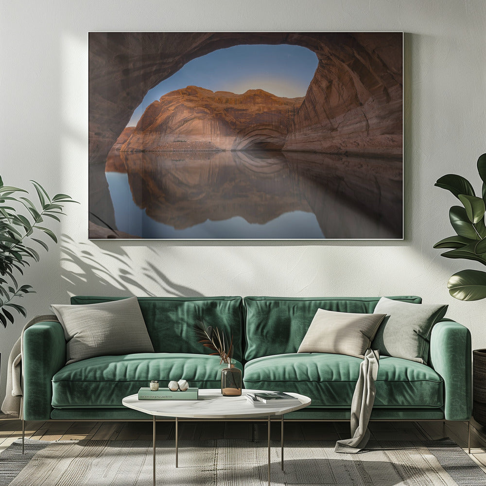 Kathedraal in de woestijn | Canvas