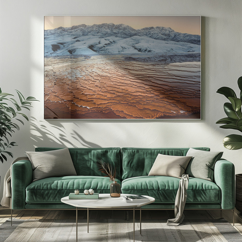 Badab-e Surt-textuur | Canvas