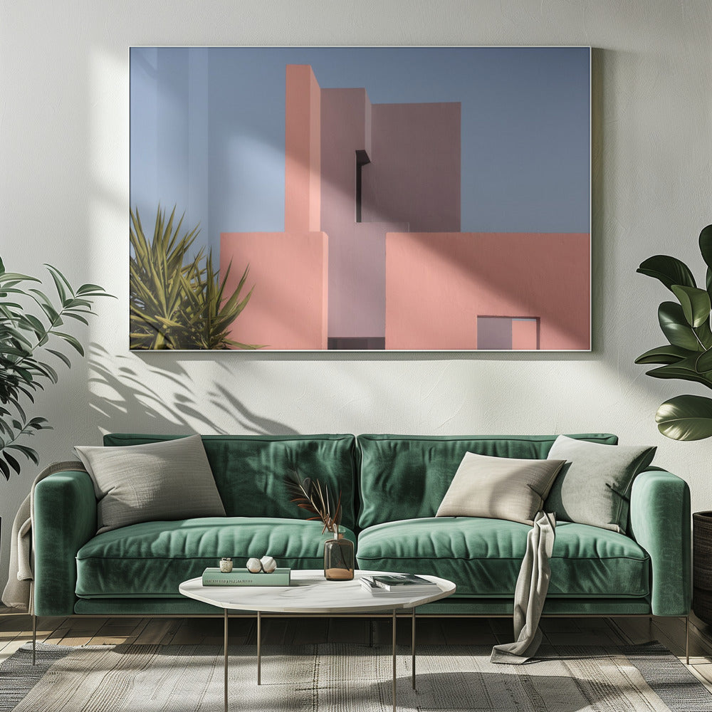 Muurschildering Rood #49 | Canvas