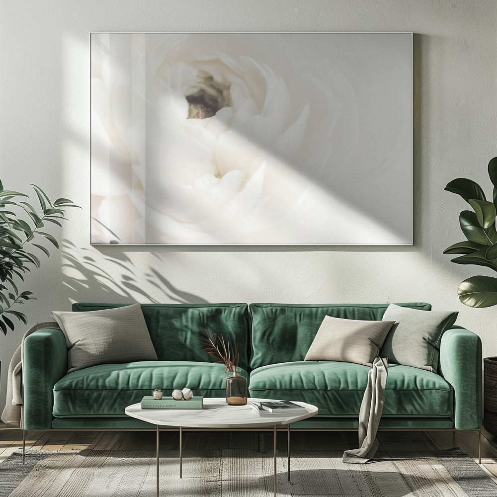 Witte Bloem 02 | Canvas