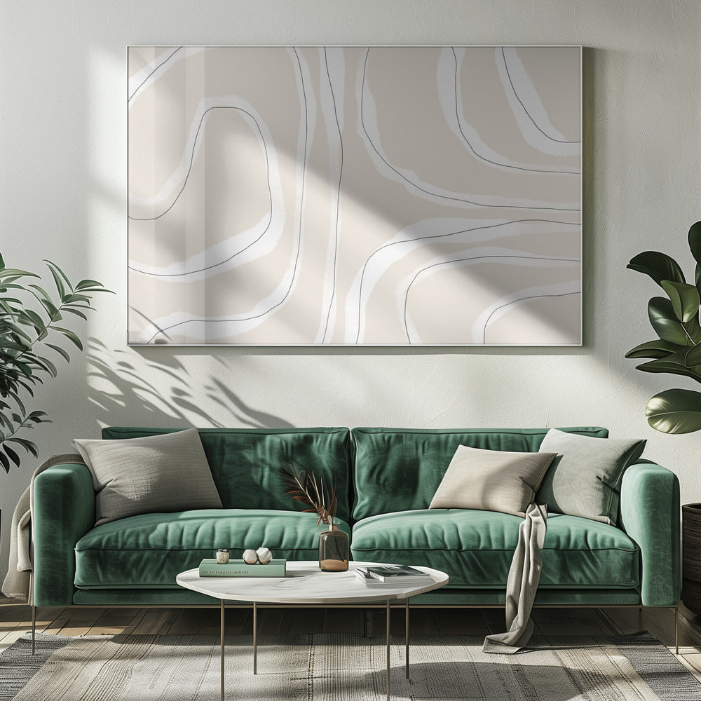Zachte Strata-lijnen | Canvas