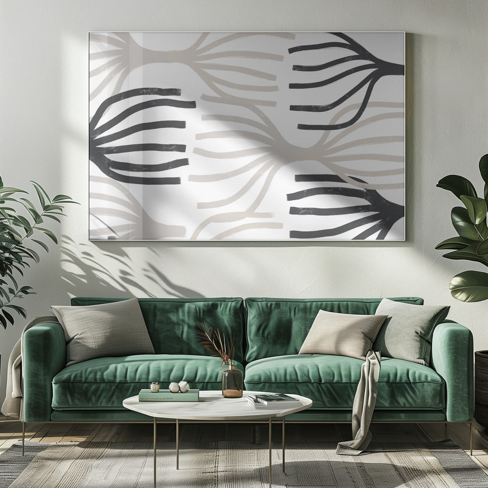 Vloeiende takken | Canvas