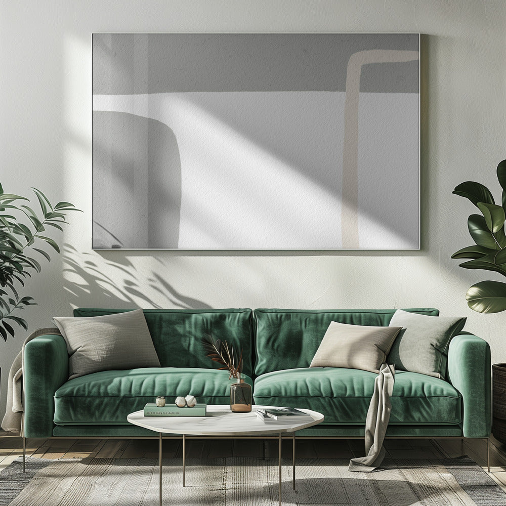 Gedempte geometrische vormen | Canvas