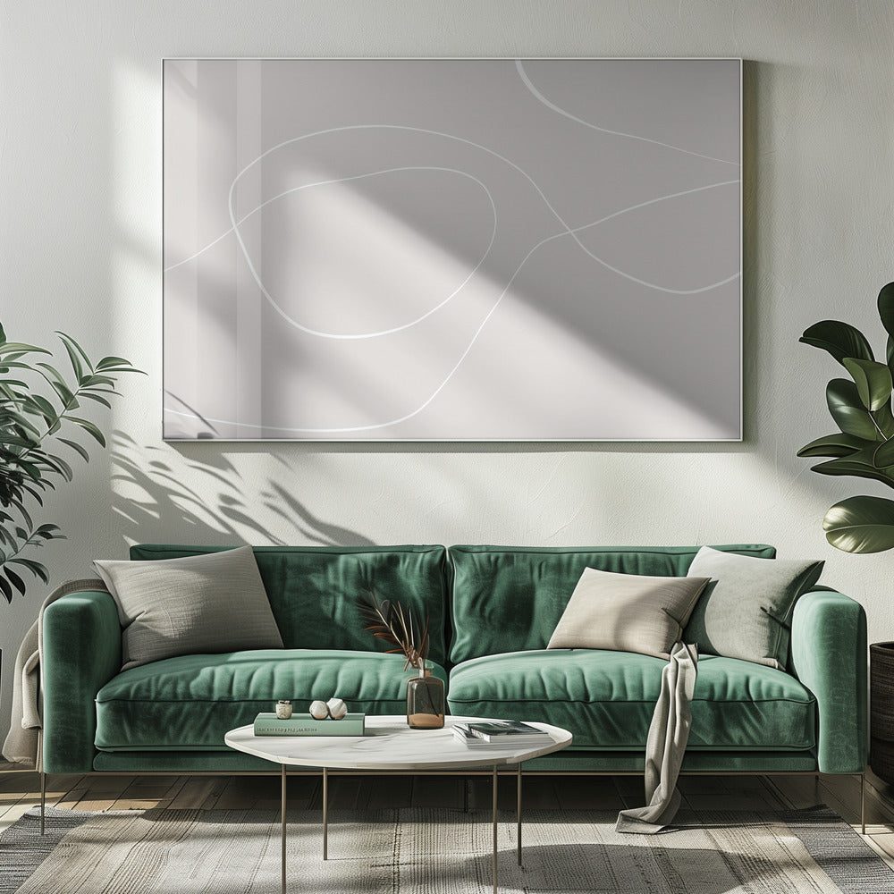 Vloeiende lijnen dansen | Canvas
