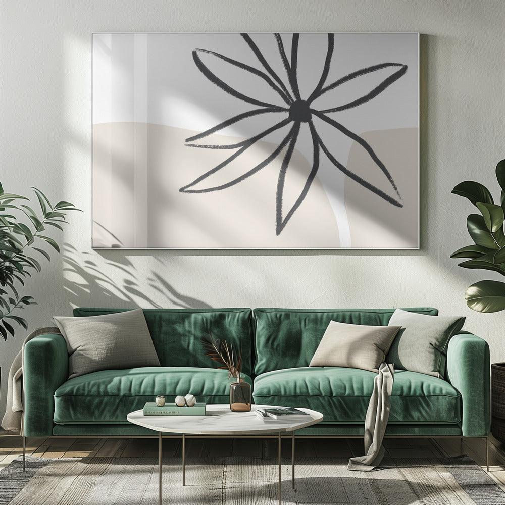 Flower and Cream | Canvas