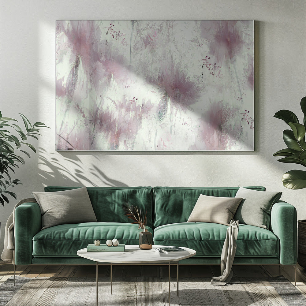 Bloemenbehang | Canvas