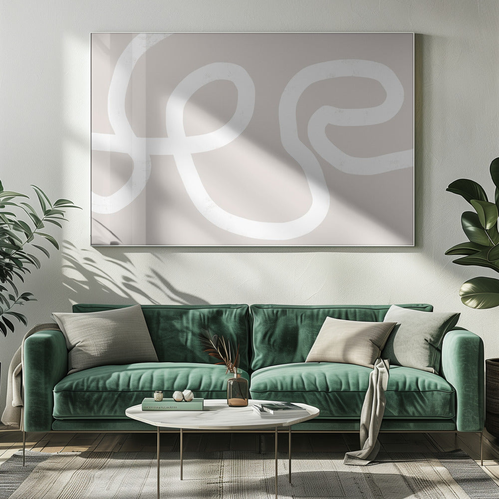 Abstracte positie | Canvas