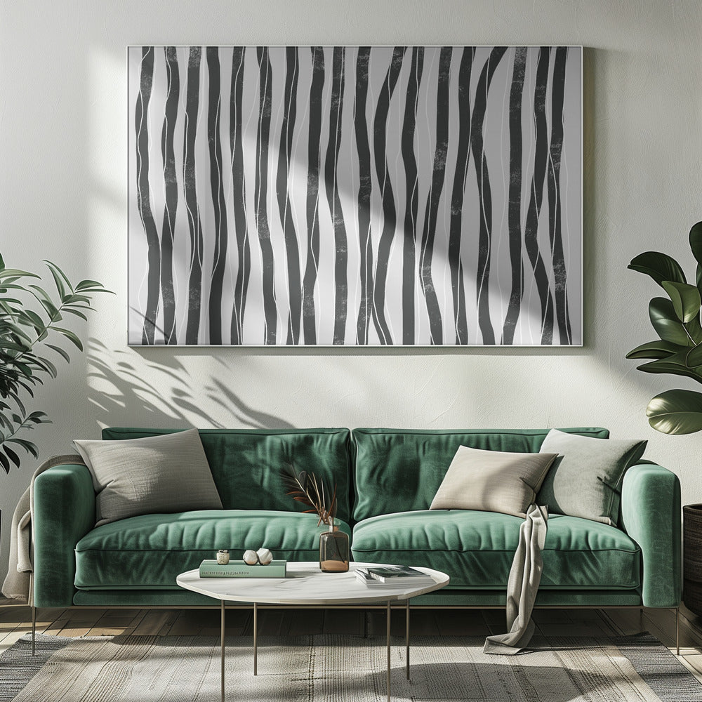 Golfstrepen | Canvas