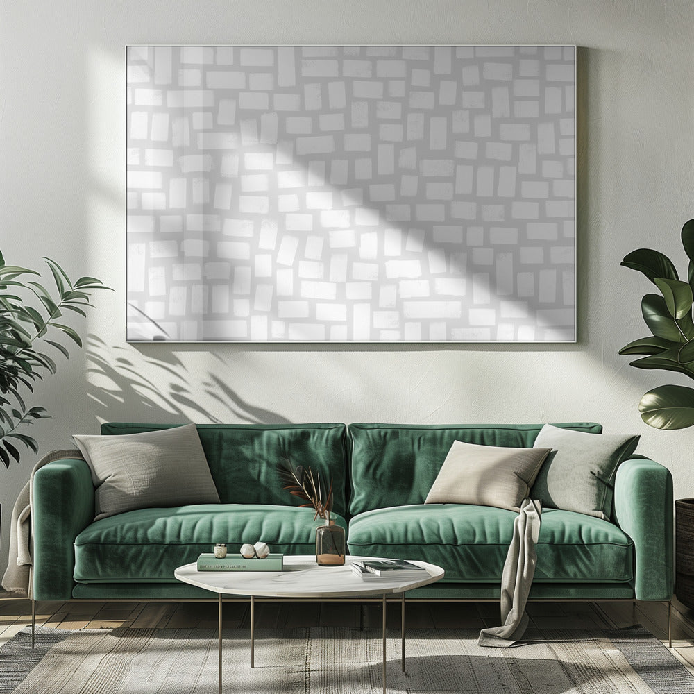 Abstracte Bakstenen Dans | Canvas