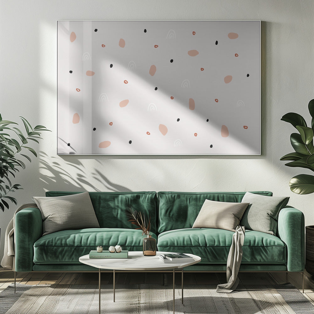 Verspreide organische vormen | Canvas