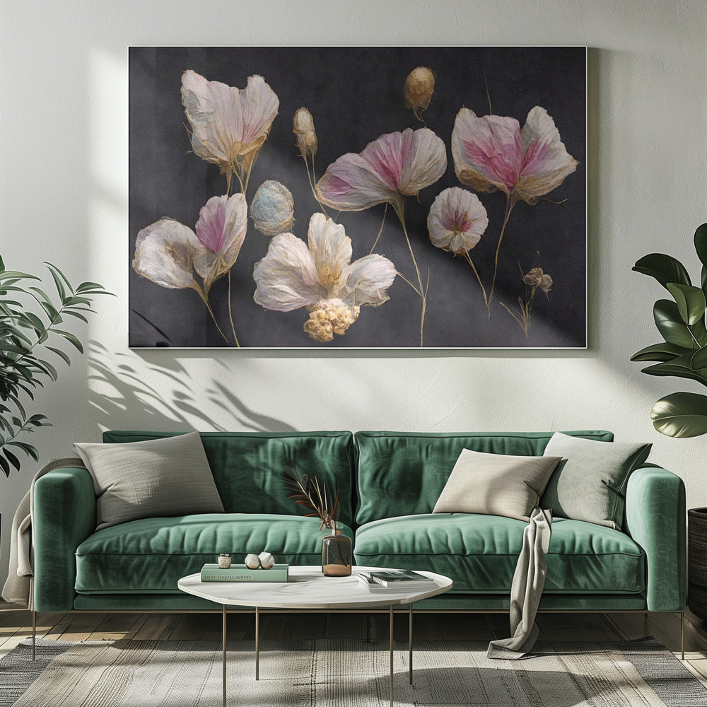 Bloemblaadjesfluisteringen | Canvas