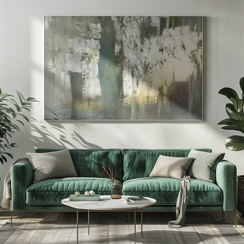 In de tuin | Canvas