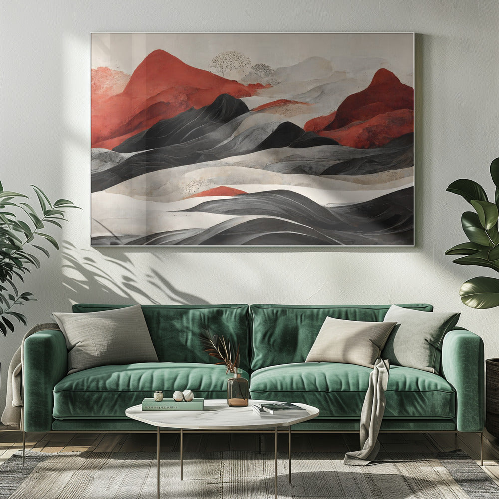 Crimson Peaks | Canvas