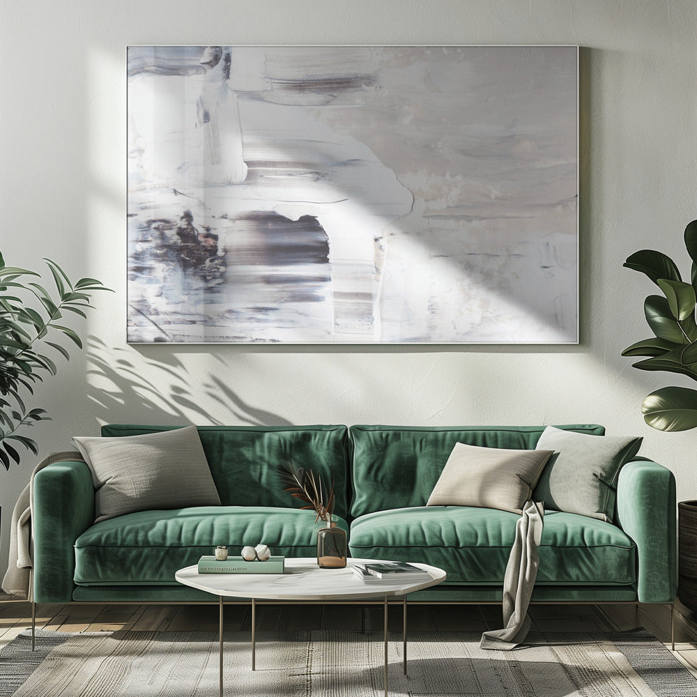 Serene abstractie | Canvas