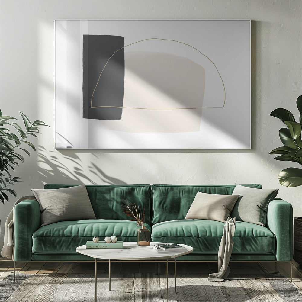 Gebogen Eenvoud | Canvas
