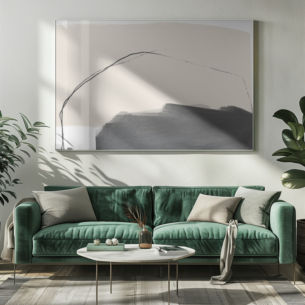 Serene contouren | Canvas