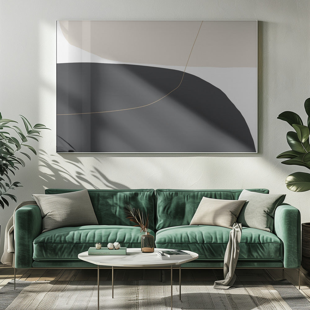 Gebogen verdeling | Canvas