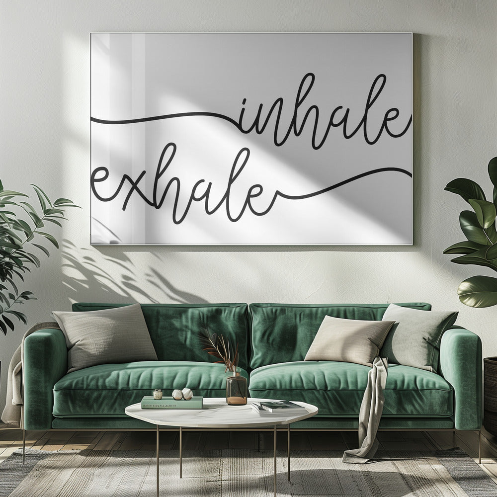 Inademen x Uitademen | Canvas