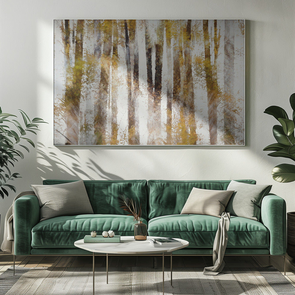 Beuken in de herfst | Canvas