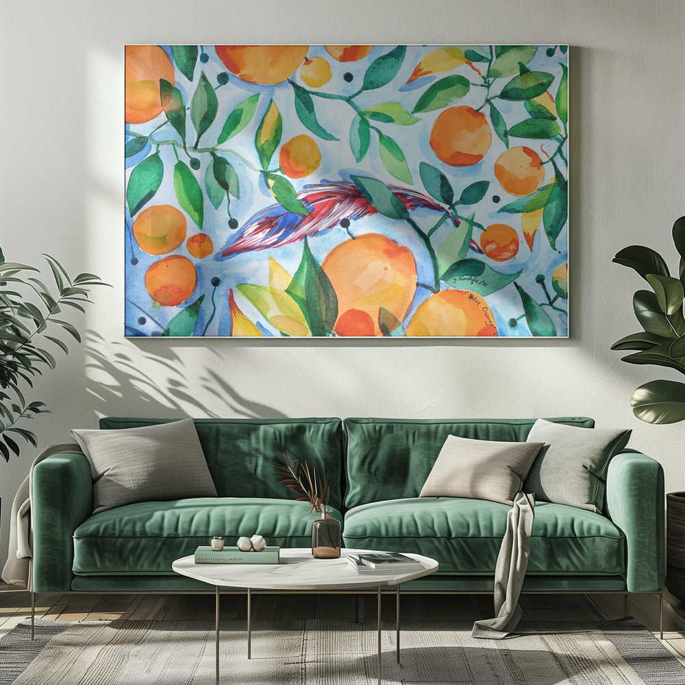 Oranje Blauw | Canvas