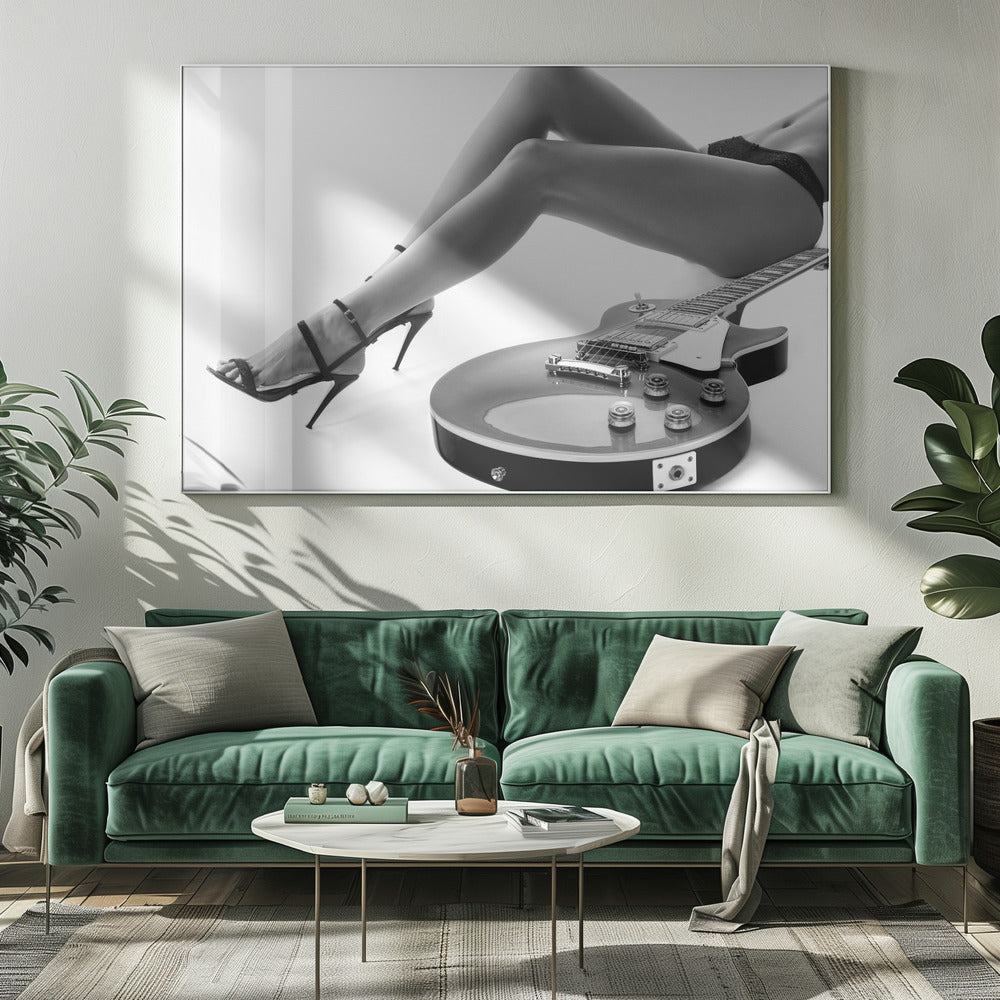Langbenige Les Paul | Canvas