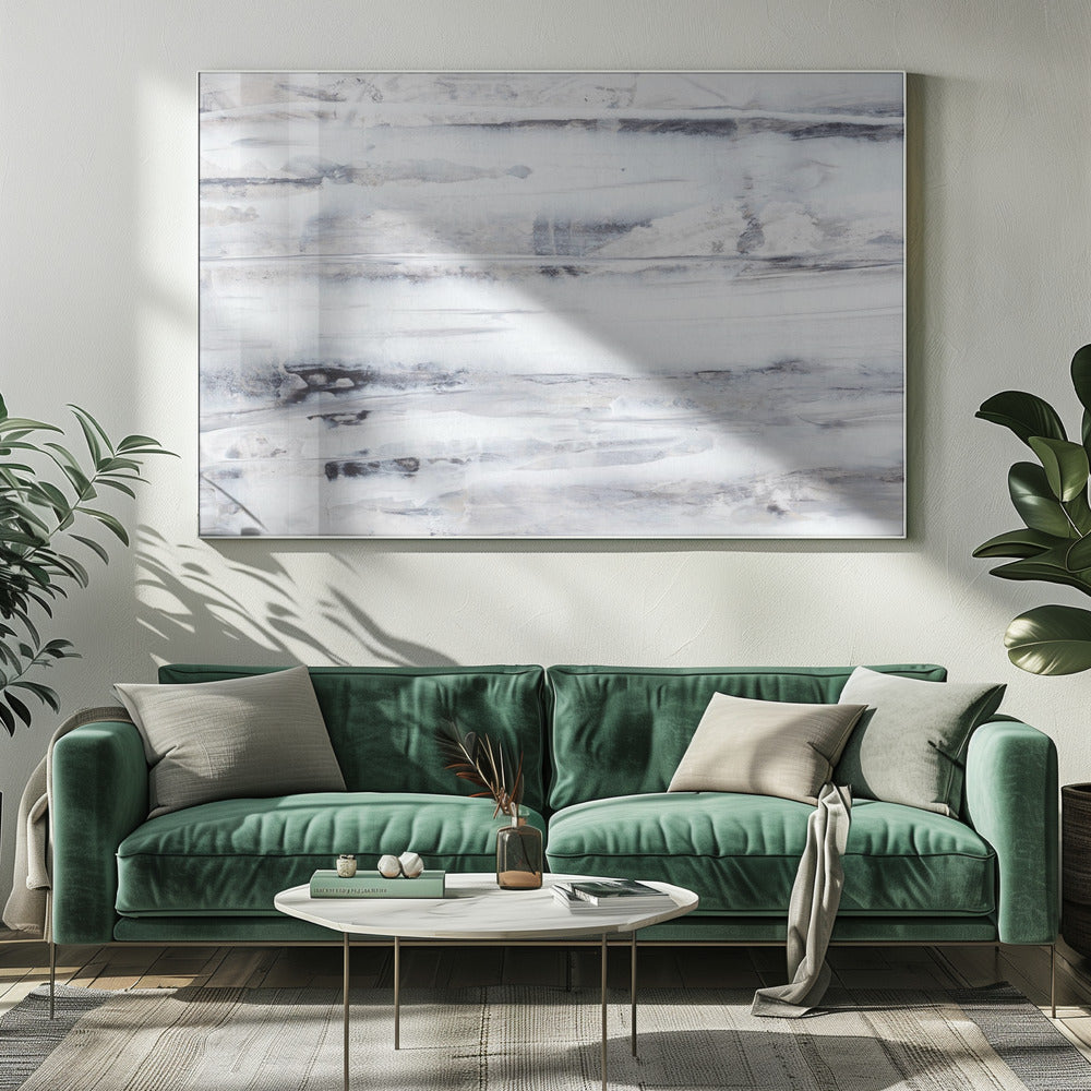 Mix van koele tinten en texturen | Canvas