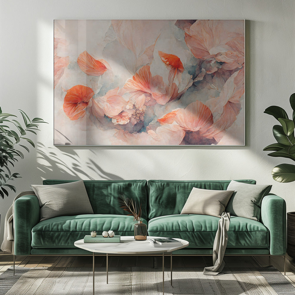 Bloemblaadjesfluisteringen | Canvas