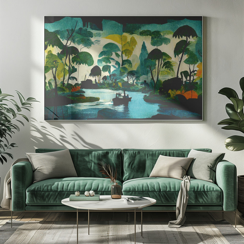 Jungle River Cruise | Canvas