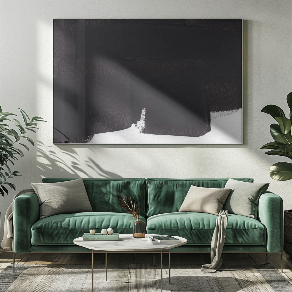 Diepe houtskooldroom | Canvas