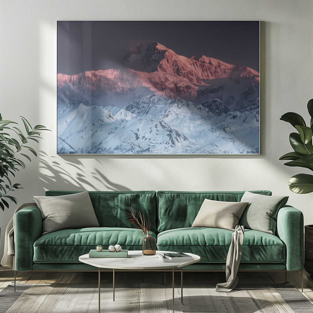 Panorama van Mount Denali | Canvas