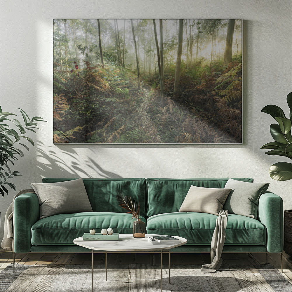 Mistige bossen II | Canvas