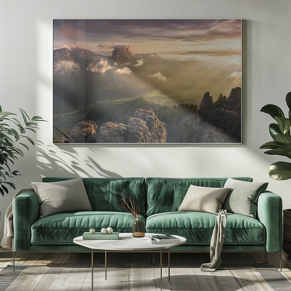 Machtige ochtend | Canvas