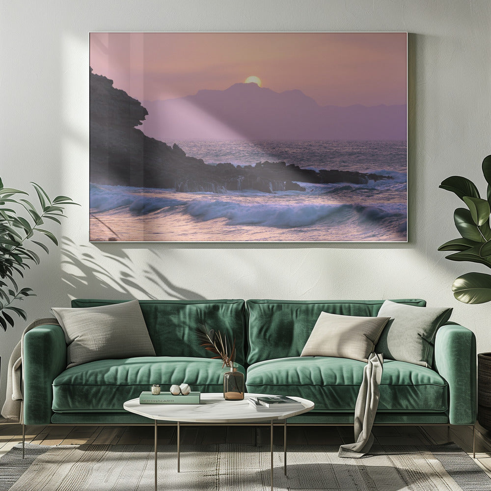 Paarse ochtend | Canvas