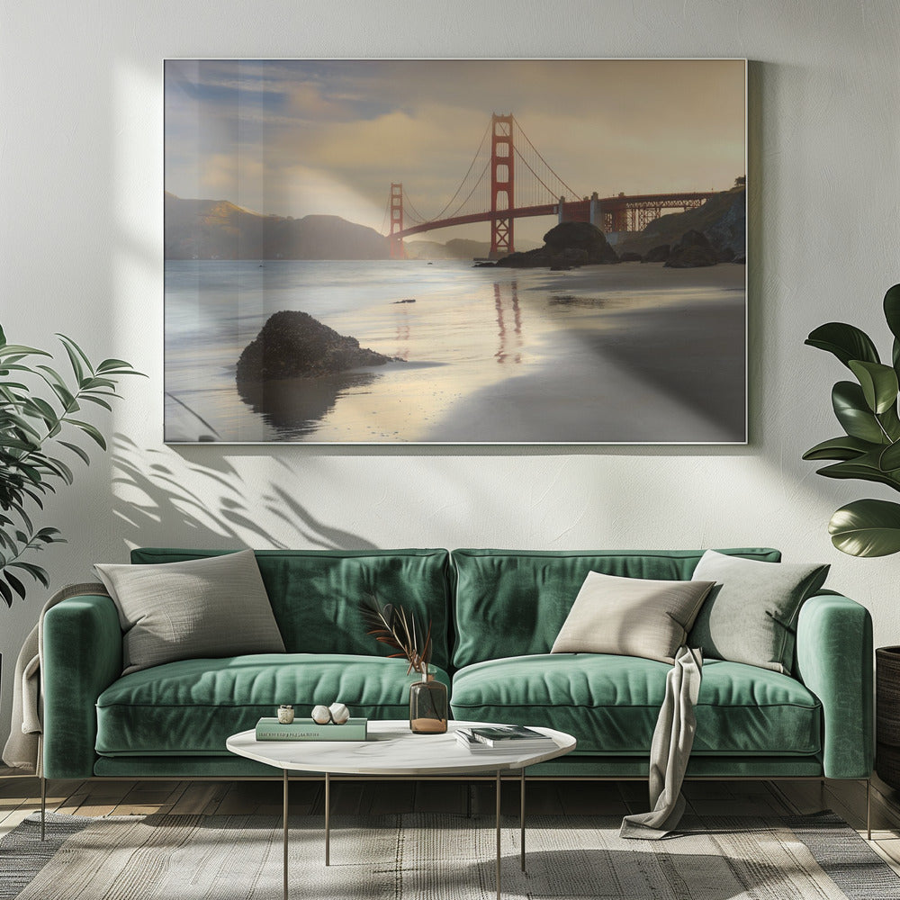 Golden Gate Ochtend | Canvas