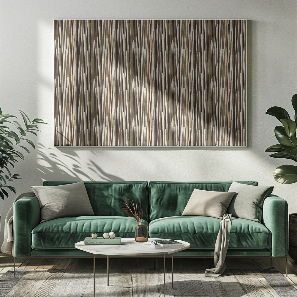 Symmetrische strepen | Canvas