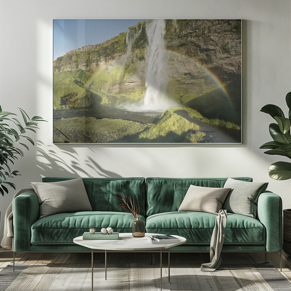 Regenboogwaterval | Canvas