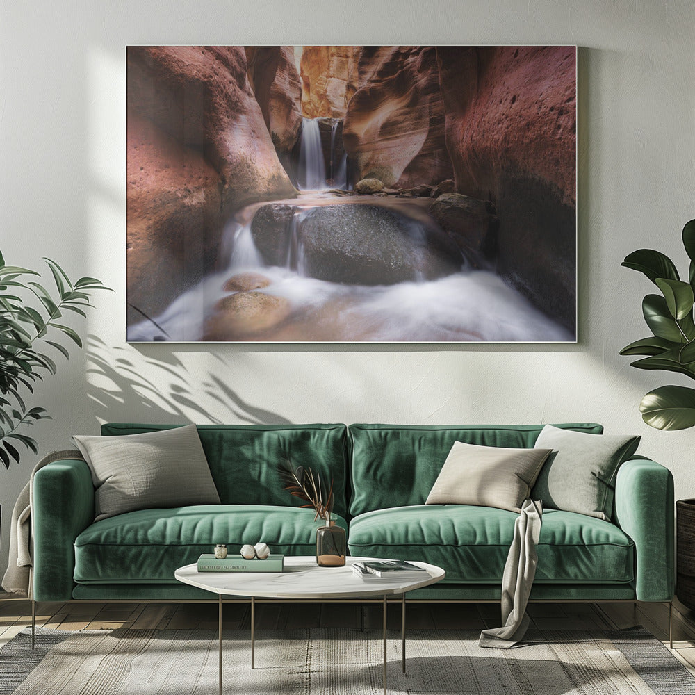 Canyon Waterval | Canvas