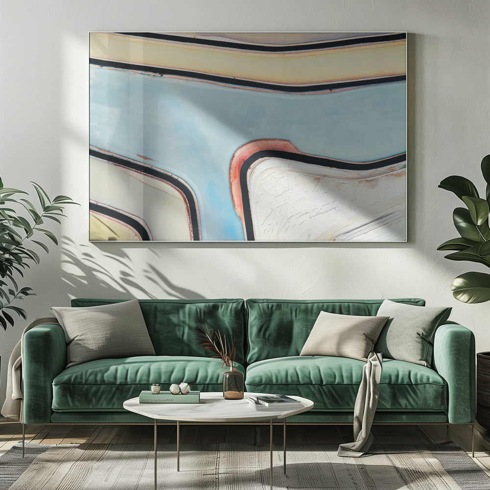 Abstract van lithiumzoutpool | Canvas