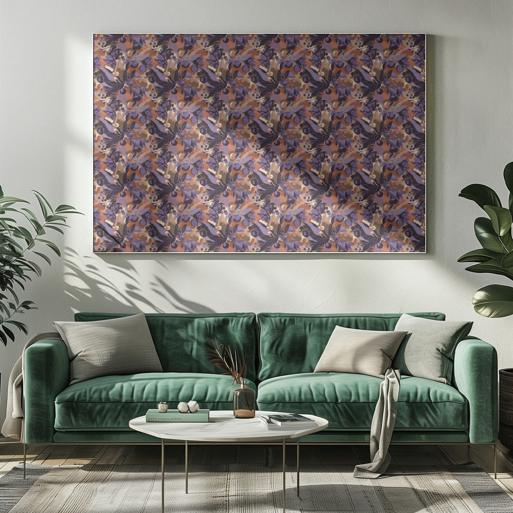 Paarse Tuinritme | Canvas