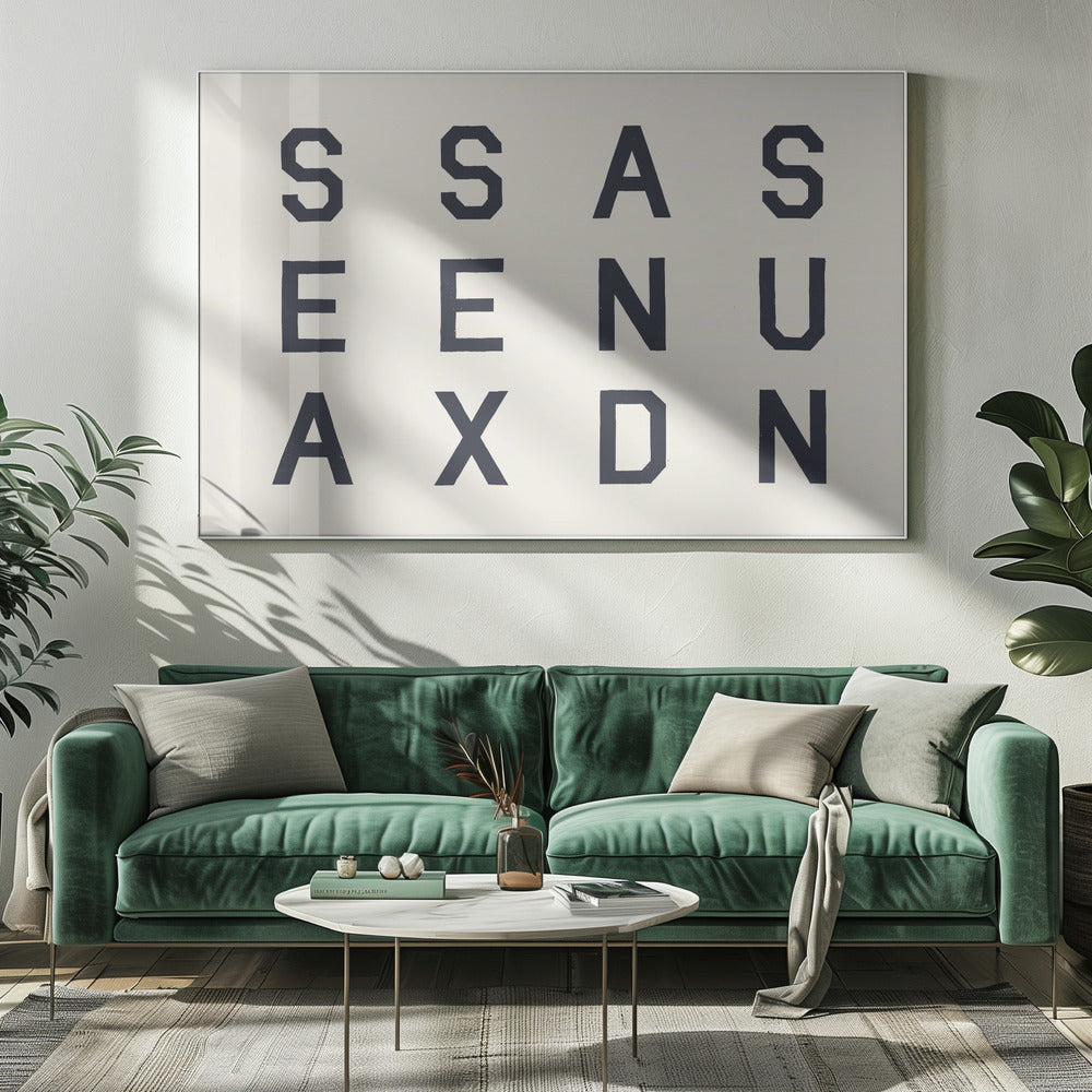 Zee seks en zon print | Canvas