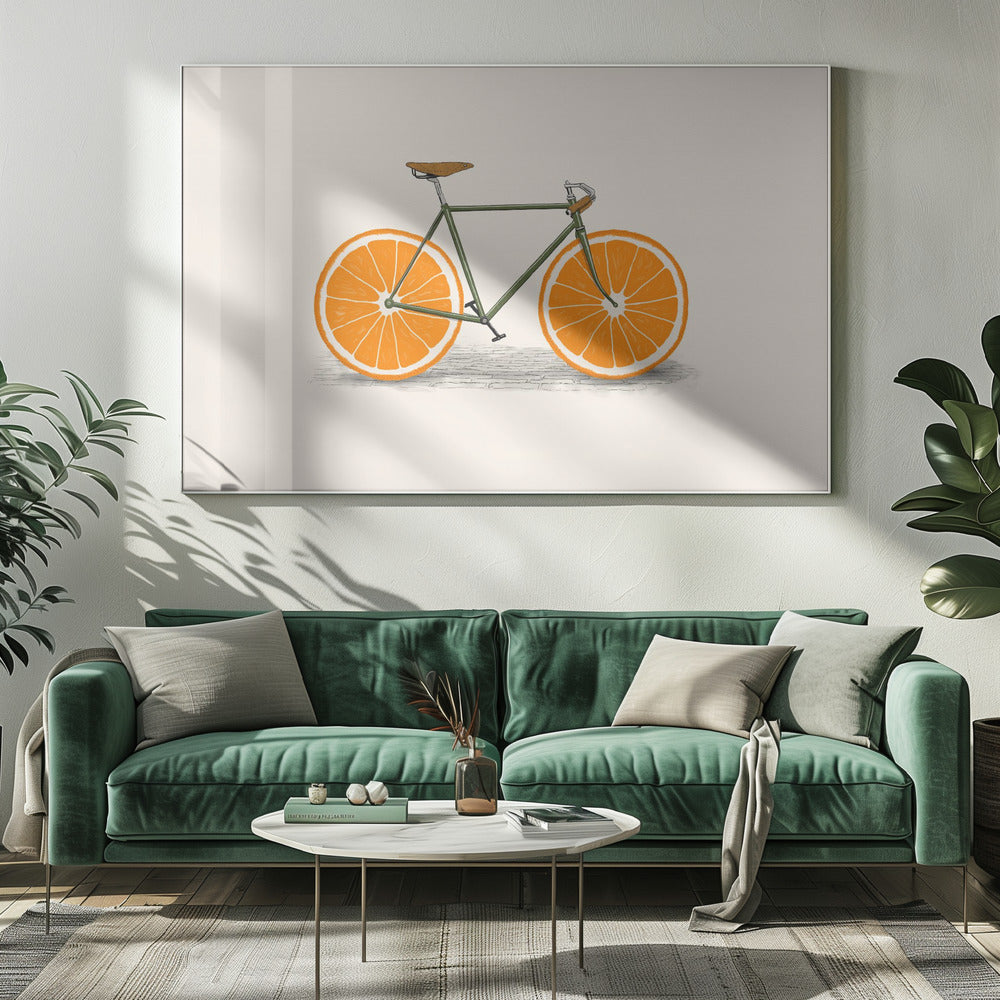 Oranje Wielen | Canvas