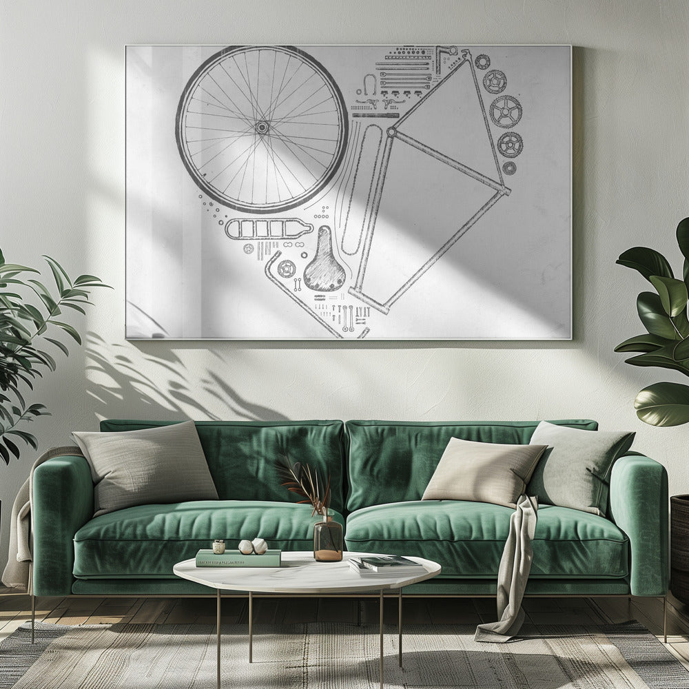 Liefdesfiets nr. 1 | Canvas